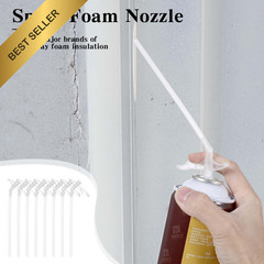 10Pcs Spray Foam Replacement Nozzles Expanding Foam Spray Tubes for DIY Projects