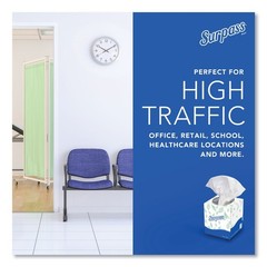 Surpass 21320 2-Ply Pop-Up Box Facial Tissue (110/Bx, 36 Bx/Ct) New
