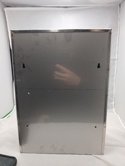 Bobrick B-254 ClassicSeries Recessed Sanitary Napkin Disposal – Stainless Steel.