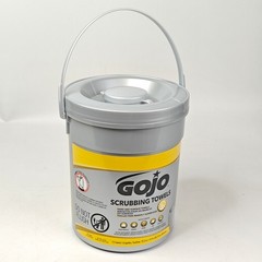 72 Towel GoJo 6396 Pre-Moistened Scrubbing Hand & Surface Wipes Citrus