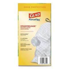 Glad 78900 Kitchen Drawstring Trash Bags – Gain Original/White (240/Carton) New