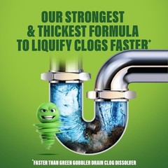 Green Gobbler Industrial Strength Grease and Hair Drain Clog Remover | Drain…