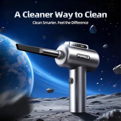 Compressed Air Duster, 110000RPM Ultra-Powerful Electric Small, Grey