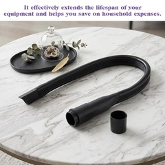 25″ Crevice Tool Vacuum Attachment, for All Vacuums Black