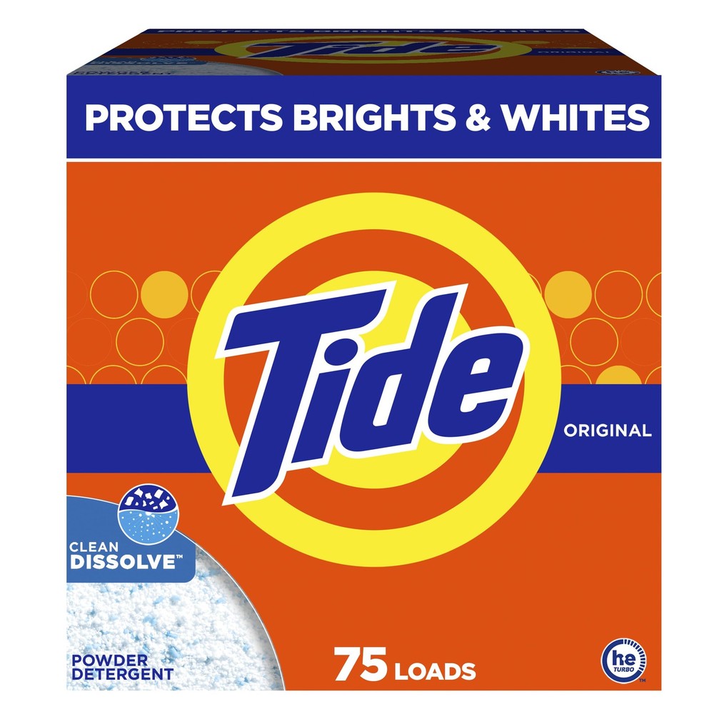 Tide Powder Laundry Detergent, Original Scent, 75 85 Ounce (Pack of 1), White