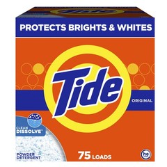 Tide Powder Laundry Detergent, Original Scent, 75 85 Ounce (Pack of 1), White