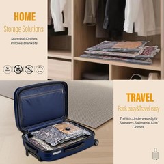 Rechargeable Wireless Pump Travel Vacuum Storage Bags, 15 Pack Portable Seal