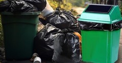 220 Count Garbage Bags 8 Gallon /30 Liter Trash Bags Tear-Resistant for Camping