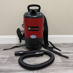 Sanitaire SC412 Type A Transport Commercial Backpack Vacuum w/ Hose Attachment