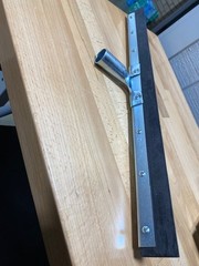 Squeegee 24″ Industrial Galvanized Steel with Rubber Blade LOT of 5