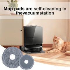 8 Pack Mop Pads for Roborock QV 35A/Qrevo S/Q Revo/Qrevo Qrevo S Pad