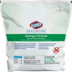 Clorox Healthcare Hydrogen Peroxide Disinfectant Wipes, 185 Count Refill