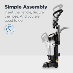 EUREKA PowerSpeed Lightweight Powerful Upright NEU181D with Pet Tool, Yellow