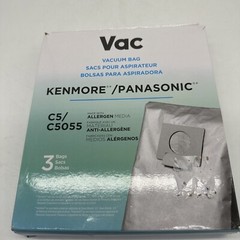 VAC Kenmore/Panasonic C5/C5055 Replacement Vacuum Bag (3-Pack)