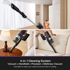 Eureka – Suction Detachable Battery Up To 50-Min 5.5 Lbs