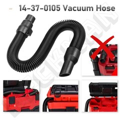 14-37-0105 Vacuum Hose Replacement for 18V Packout 25.2 inches, Black