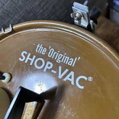 Vintage Mcm Shop-Vac Wet Dry Model 10 Gal Made U.S.A Brown Metal Can Model 777