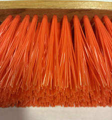 PRO SOURCE #182-24, Stiff Orange Push Broom Head, 24″ Wide