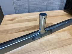 Squeegee 24″ Industrial Galvanized Steel with Rubber Blade LOT of 5