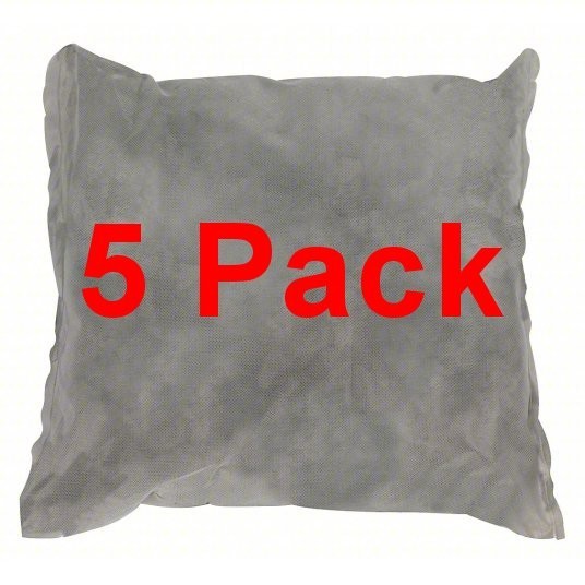 CONDOR 35ZR12 Sorbent Pillow 21 in x 17 in 2-1/16 gal Volume Absorbed Per Pillow