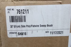 Tennant 761211 Floor Sweep Brush 32in