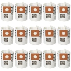 15 Pack 90668 Shop Vac Filter Bags Type B, Compatible with white