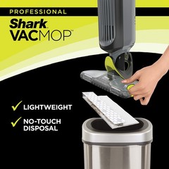 Shark VACMOP Disposable Hard Floor Pad Refills, 46 Count (Pack of 1), White