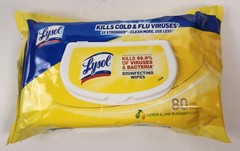 LYSOL Disinfecting Wipes – Lemon & Lime Blossom Flatpack 80 ct. (Pack of 3)