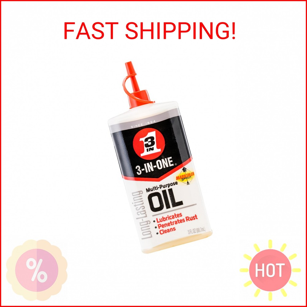 3-IN-ONE Multi-Purpose Oil, 3 OZ
