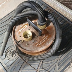 Vintage MCM TESTED & WORKING Shop-Vac Wet/Dry Model 222- Metal Can Made in USA