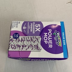 Swiffer PowerMop Multi-Surface Mopping Pad White Purple 11 Pack (12868)