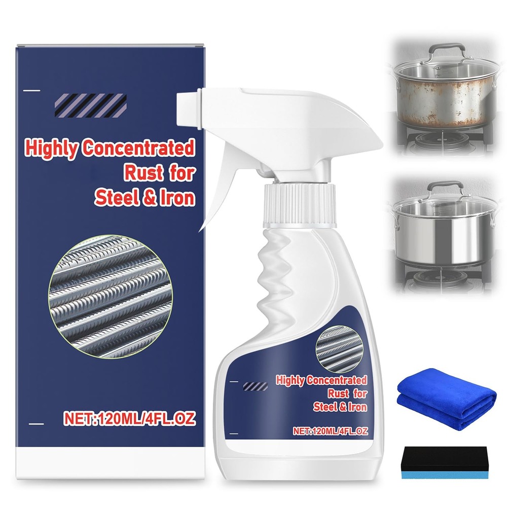 Heavy Duty Rust Remover Spray for Metal, Tools, Automotive Parts Fast Acting