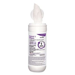 Diversey Oxivir 1 Wipes, 7 x 8, 60/Canister, 12/Carton