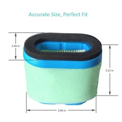 ZLKSKER 498596 Air Filter with 273356S Pre Replacement for B&S 690610…