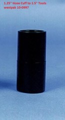 VACUUM HOSE CUFF ADAPTOR adapter 1.25″ to 1.5 Tool westpak 10-0997 carpet Clean