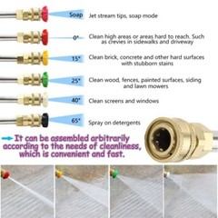 4000PSI High Pressure Washer Extension Wand Replace Lance Gutter Cleaner Nozzle