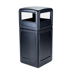 Commercial Zone-73290199 PolyTec 42 Gallon Square Waste Container with Dome L…