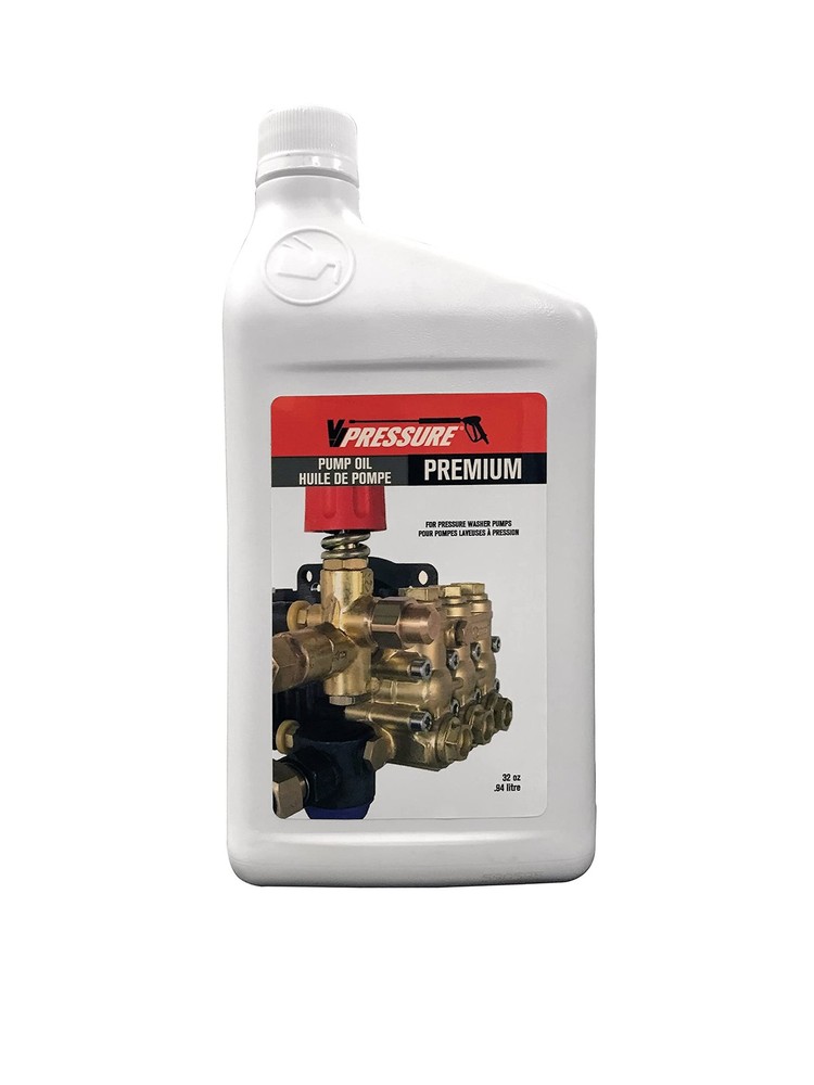 Valley Industries Pressure Washer Premium Pump Oil – 1 Liter, Black, (PK-8549000