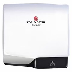 World Dryer L-974A Automatic Hand Dryer, 14 Sec Dry, 80, 120/208/240V Ac,