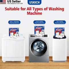 USKICH 40 Pack Washing Machine Cleaner Tablets,Deep 1 Count (Pack of 40)