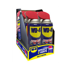Multi Purpose Original WD-40 Formula 12oz Lubricant Spray 2-PACK w/. Smart Straw