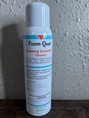 Vetoquinol Foam-Quat Foaming Germicidal Cleaner Disinfectant Spray 18oz
