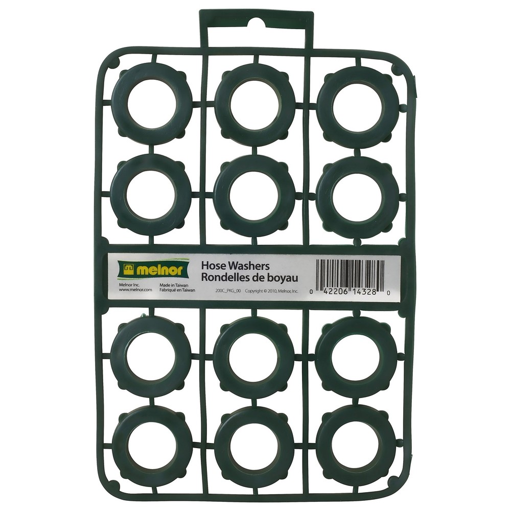 Melnor Hose Washers 0.6 oz, Black