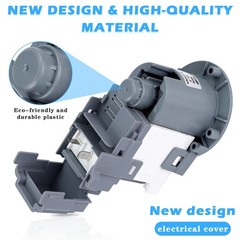 New Washer Drain Pump DC31-00054D DC31-00187A PX3516-01 for Samsung Gray