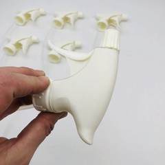 6pk White Plastic Trigger Sprayer Replacement Nozzle 9in Standard GFL 110190