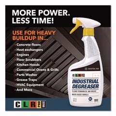 CLR PRO DGR32PROMCT MAX 32 oz Industrial Degreaser (6/Carton) New