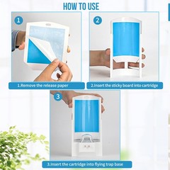 OSVDO Trap Refills, Flying Insect Refill Kit NO 4 x white