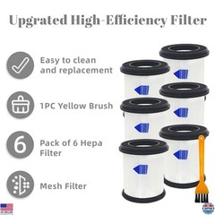 Premium High-Efficiency Filter Set for INSE N5S, N5T, S6T, S6P, Pro S610 – 6