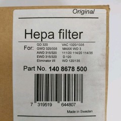 Genuine Hepa Filter 140 8678 500 H13 For Nilfisk GD320, AWD315, Vac1320, Others
