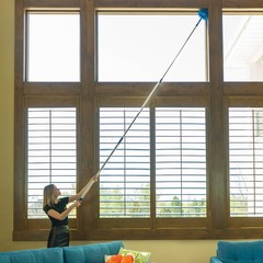 Cobweb Duster, Extendable Reach 20 feet, Ceiling Fan Duster | 3-Sta… Fast Ship